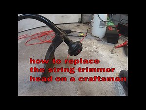 craftsmen 25cc weed trimmer head Replacement curve shaft trash find p-1