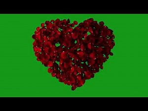 Rose petals exploding | Green Screen Library