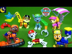 LOTS of Paw Patrol Toys Sea Patrol Lifeguard Pup Figures Sub Sea Patroller Mission Paw Cruiser Toys