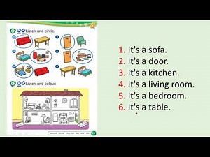 Kid's Box Starter - Unit 5 - My House - 3 - Listen and circle.