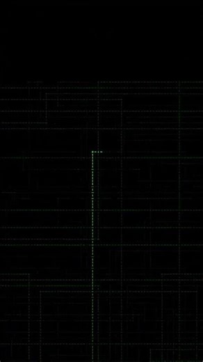 Advent of Code Animations - 2017 - Day 19 (Short)