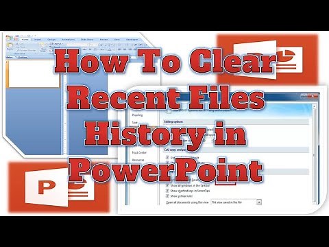 How To Clear Recent Files History in PowerPoint