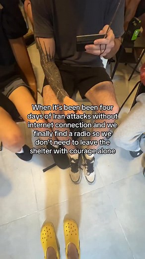 Golda Daphna on Instagram: "Ah yes I did in fact bring double AA batteries in my shelter bag Baruch Hashem! Thank you for radios and my engineering education for telling me it would work below ground! And thank you to the brave souls that ventured outside to check their phones before we had the radio #aliyah #lonesoldier"