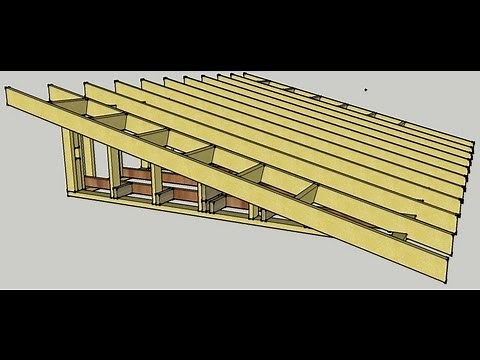 Skillion Roof erection Procedure