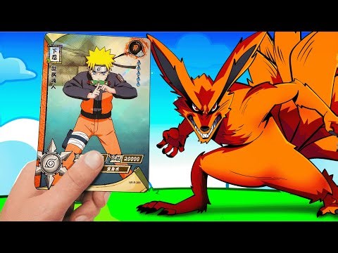 Naruto CARDS vs Bosses in Roblox!