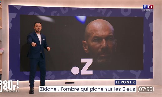 Le point K : Zidane, l'ombre qui plane sur les Bleus - Bonjour ! La Matinale TF1 | TF1
