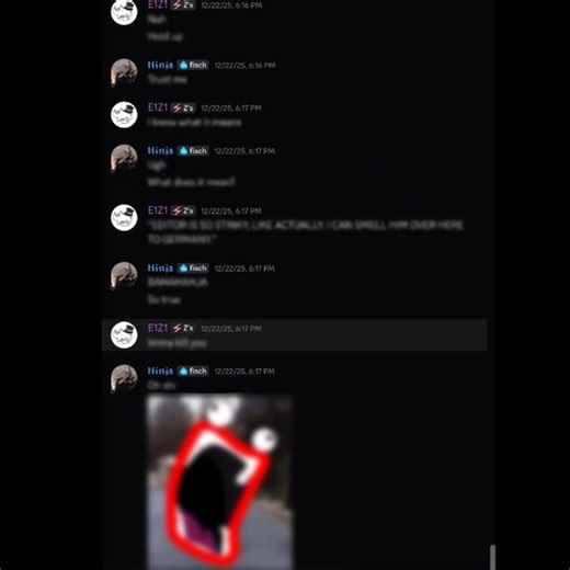 A voiceover of a funny morse code thing for E1Z1 and Ninja