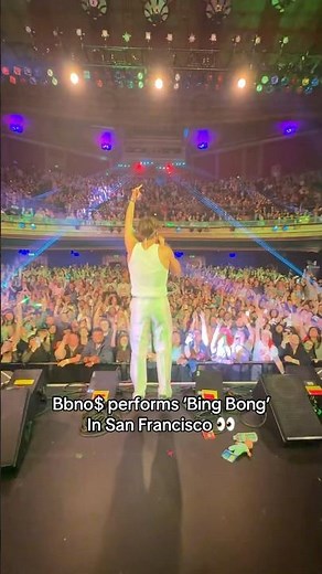 Bbno$ performs ‘Bing Bong’ In San Francisco 👀 #bbnos #bingbong #vanillamace