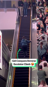 413K views · 911 reactions | Conquering The Reverse Escalator Climb 掠 | VT | Facebook