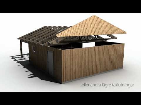 Byggsatser för garage, carports, fritidshus med mera