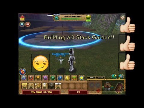 Wizard101: How to Build a Stacked/Glitched Garden