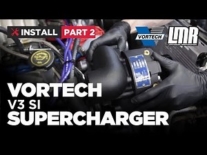 How To Install Fox Body Mustang Vortech V3 Supercharger - Part 2