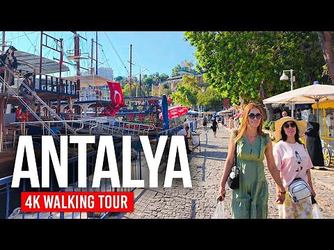 ANTALYA, Türkiye 🇹🇷 Sunshine, Beaches & Ancient Magic | 4K Walking Tour