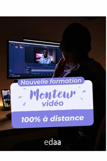 Formation de Monteur Vidéo à Distance avec L’edaa