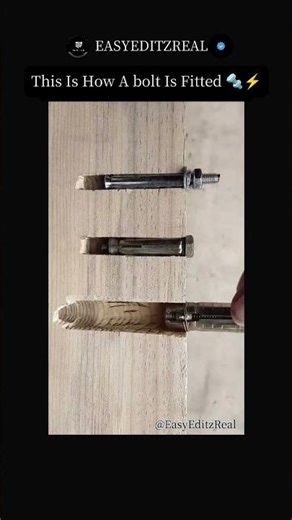 “This Is How a Bolt Locks Everything in Place! 🔩⚡”