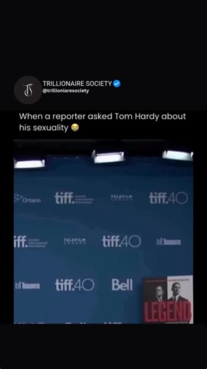 Trillionaire Society on Instagram: "Tom Hardy, refusing irrelevant questions with composure During an interview, Tom Hardy was asked directly about his sexuality, a question unrelated to his work or the project being promoted. Rather than reacting defensively, Hardy paused, appeared genuinely confused, and calmly questioned why the topic was being raised at all. His response stayed measured, slightly amused, and firm without confrontation. He redirected the conversation back to the work, reinfor