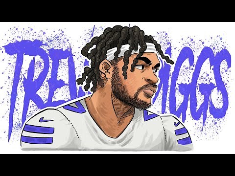 How to Draw Trevon Diggs NFL