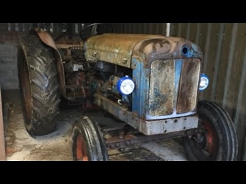 A repair on the Fordson Major Tractor