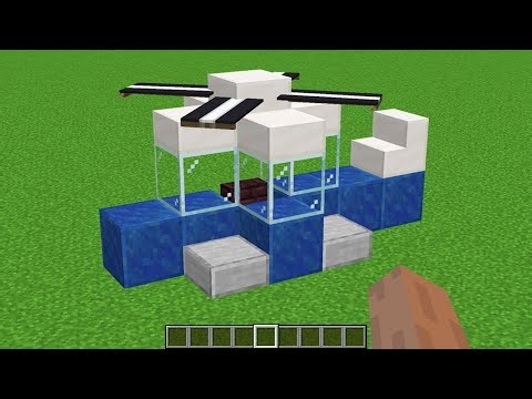 what if you create a working helicopter in minecraft ?