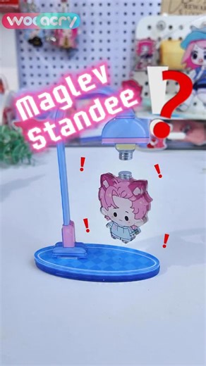 wooacryofficial on Instagram: "Tutorial❓How to DIY a maglev standee #custommerch #acrylicstand #standdesign #merchdesign #merchidea #ocmerch #diymerch #artistmerch #artistalley"