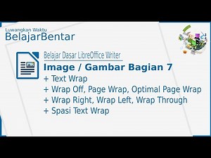 28. Learn LibreOffice Writer Basics Figure Part 7 Page Wrap
