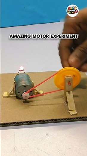 Hand Rotating DC Motor To Generate Electricity | Simple DIY Power Generator ⚡