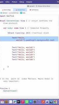 Swift UI తెలుగులో Introduction Part -3