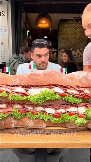 Epic Restaurant Prank: Giant Coffee Cups & Monster Burgers Shock Customers!#shorts