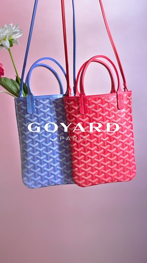 LIGHTNESS OF SPRING With their delicate format, feather weight and delicate shape, the Belharra PM and Poitiers bags stand out among Goyard creations. A singular allure matched by their exclusivity, as they are reinvented through curated limited editions. Available today at all Goyard comptoirs worldwide. #goyard #lejardingoyard | Maison Goyard