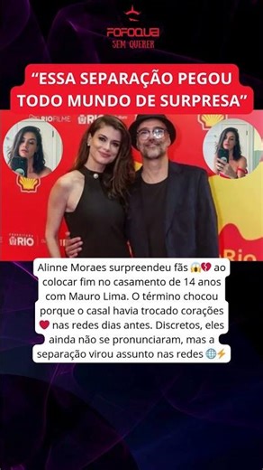 Alinne Moraes termina casamento de 14 anos e web fica em choque 😱💔