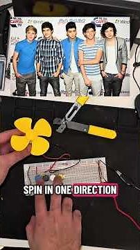 A H-Bridge motor driver is a circuit that allows you to control a DC motor in 2 directions.