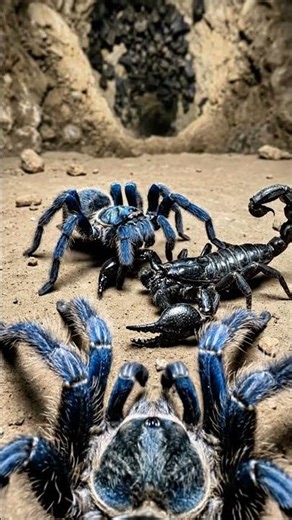POV: Inside a Burrowing Tarantula Colony 😳 | Real Back-Mounted Camera Footage