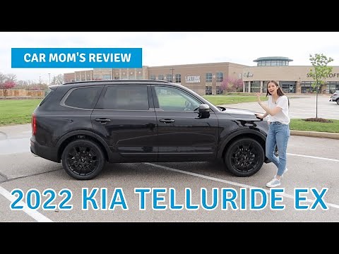 2022 Kia Telluride EX Nightfall | CAR MOM TOUR