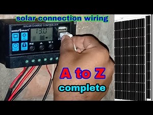 Inverter wiring connection A to Z complete ।। solar controller wire mm size perfect calculation