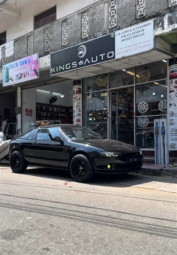 Toyota Sera Upgrade with Gloss Black Ducktail and Display