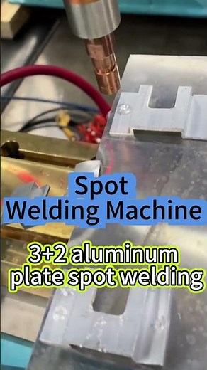 Spot Welding Machine for 3+2 Aluminum Plate Stack Welding