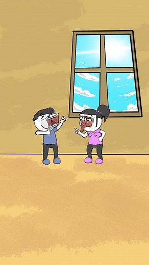 Animated Characters Discuss Transformations in a Room