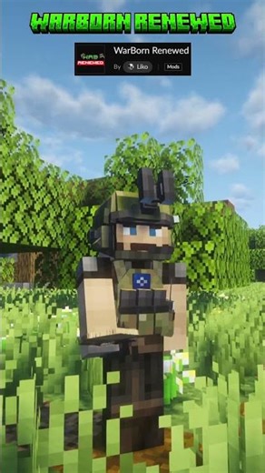 Minecraft Top Military Mods! #7 #shorts #minecraft