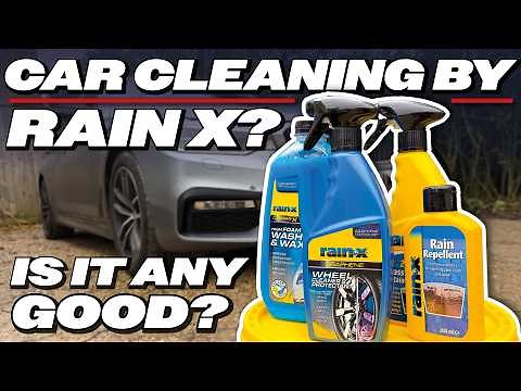 REVIEW: RAIN X - Wash & Wax, Wheel Cleaner, Glass Cleaner & Rain Repellent