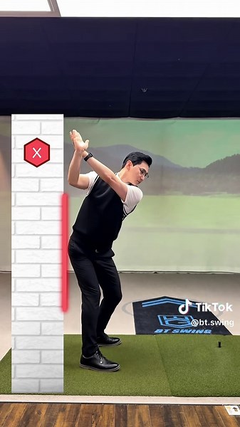 집에서 벽을 이용한 골프 스윙 연습법