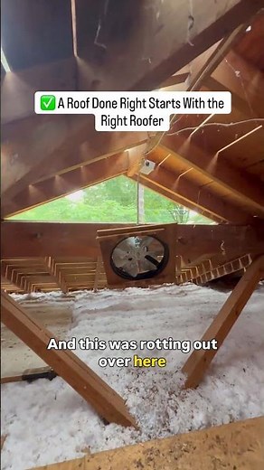 What’s hiding inside your attic could be causing major roofing problems. 👀