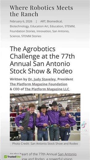The Agrobotics Challenge at the 77th Annual San Antonio Rodeo