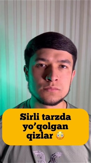 Sirli tarzda yoʻqolgan qizlar 😳 #facts