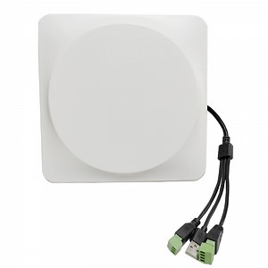 [Hot Item] Round Shape UHF RFID Reader RS232/Uart, RS485 UHF Antenna Card Reader Car Parking System Long Range 4-6meters RFID UHF Reader (SLR12A)