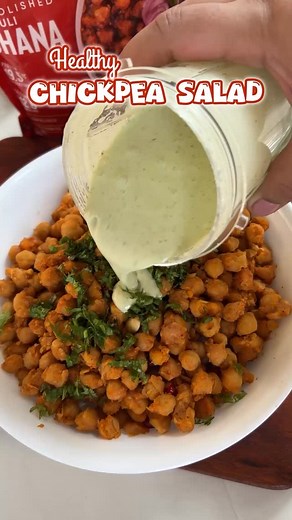 354K views · 6.4K reactions |  Chickpea Salad – protein rich, spicy,...