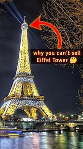 why you can't sell Eiffel Tower 🤔#facts #shorts