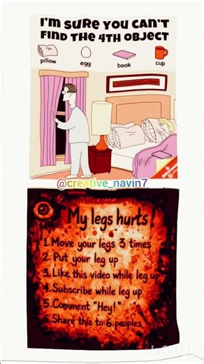 I'm sure you can't find the 4th object 😔 solve the puzzle 🧩😌🧩 critical thinking 🧐#trending #writing