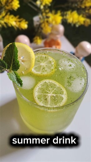 ASMR Mint lemonade #drink #summerdrink #viral #summerspecial #recipe #shorts #viraldrink #asmr