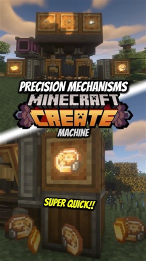 Precision Mechanism Machine - Create Mod #minecraft #createmod