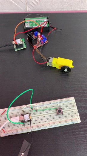 12K views · 62 reactions | Wireless DC Motor Control with XIAO ESP32C3 and Push Button #arduino #engineering #electronics #arduinoproject #electricalengineer #arduinobeginner #programming #electrical #uploadideaswithitamar | Upload Ideas with Itamar | Facebook